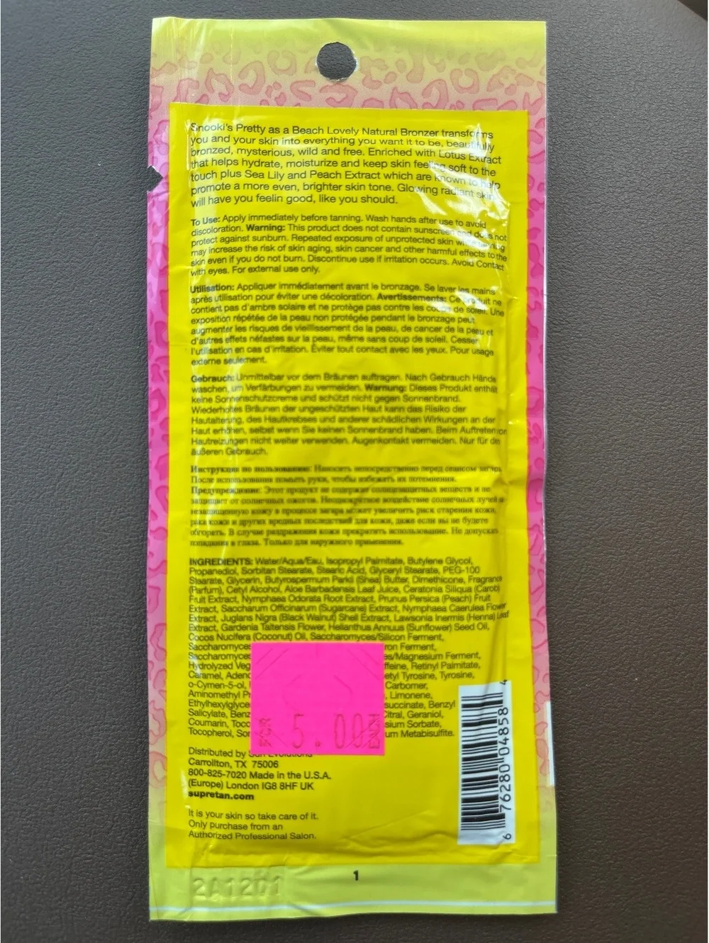 Pretty as a Beach Lovely Natural Bronzer Supre Tan 0.5 fl oz, BUNDLE OF 10